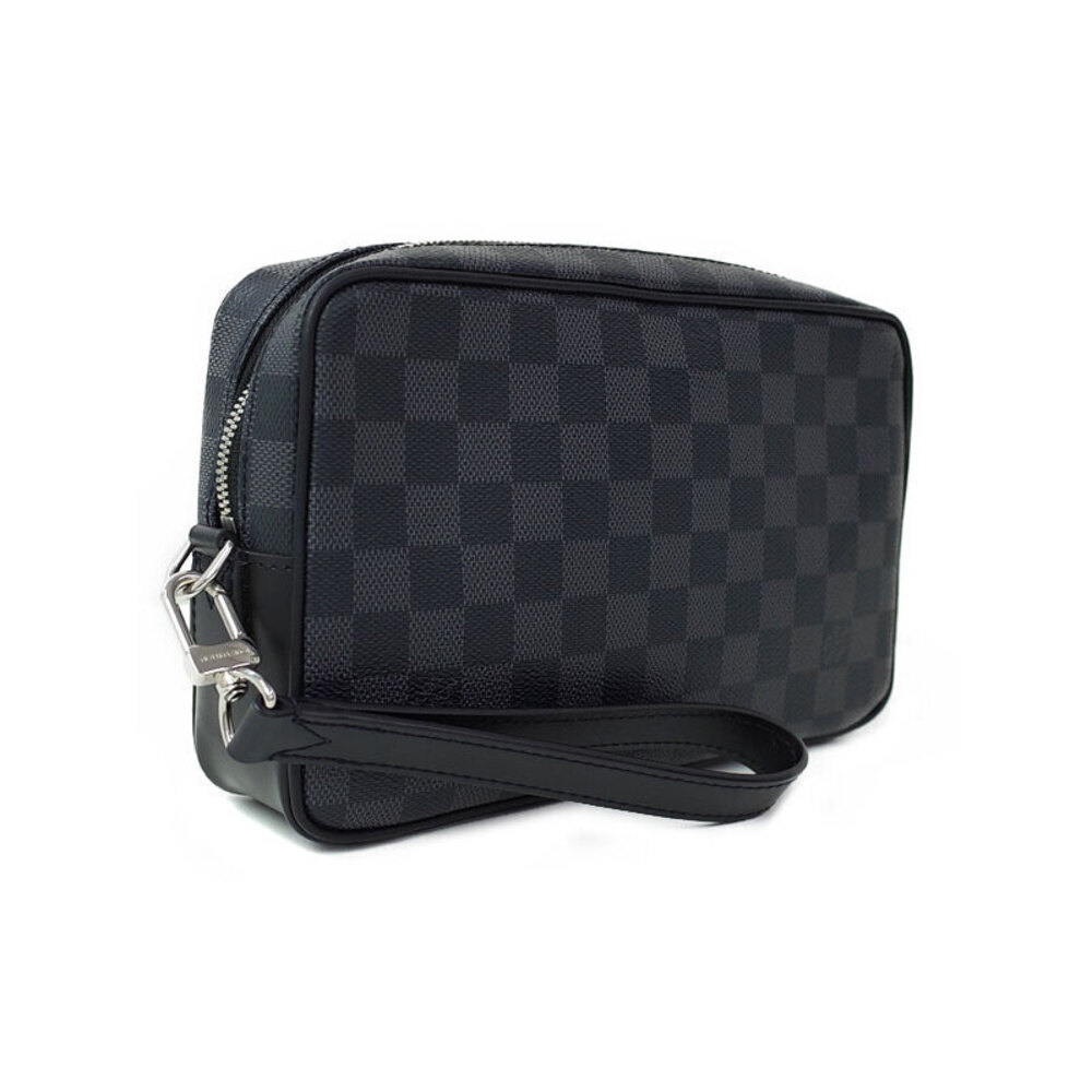 Louis Vuitton Black Kasai Pochette Shoulder Damier Graphite Bag